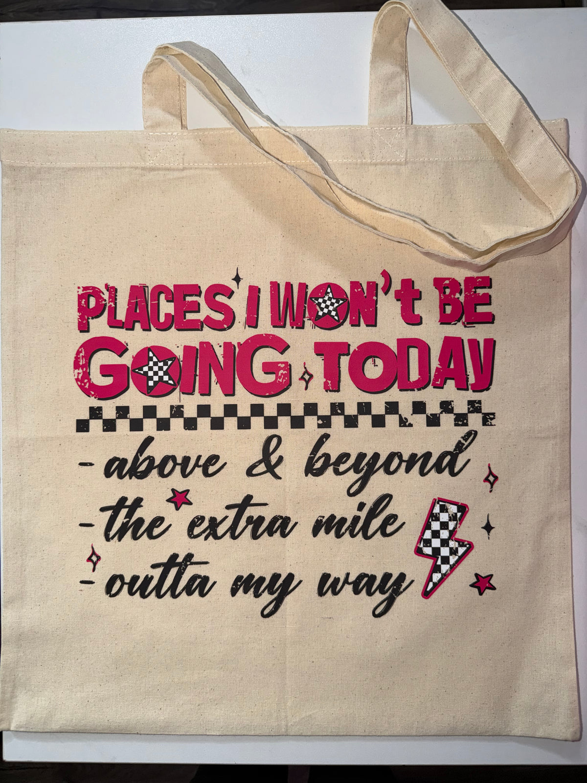 Places I Won’t Be Going Ivory Tote Bag