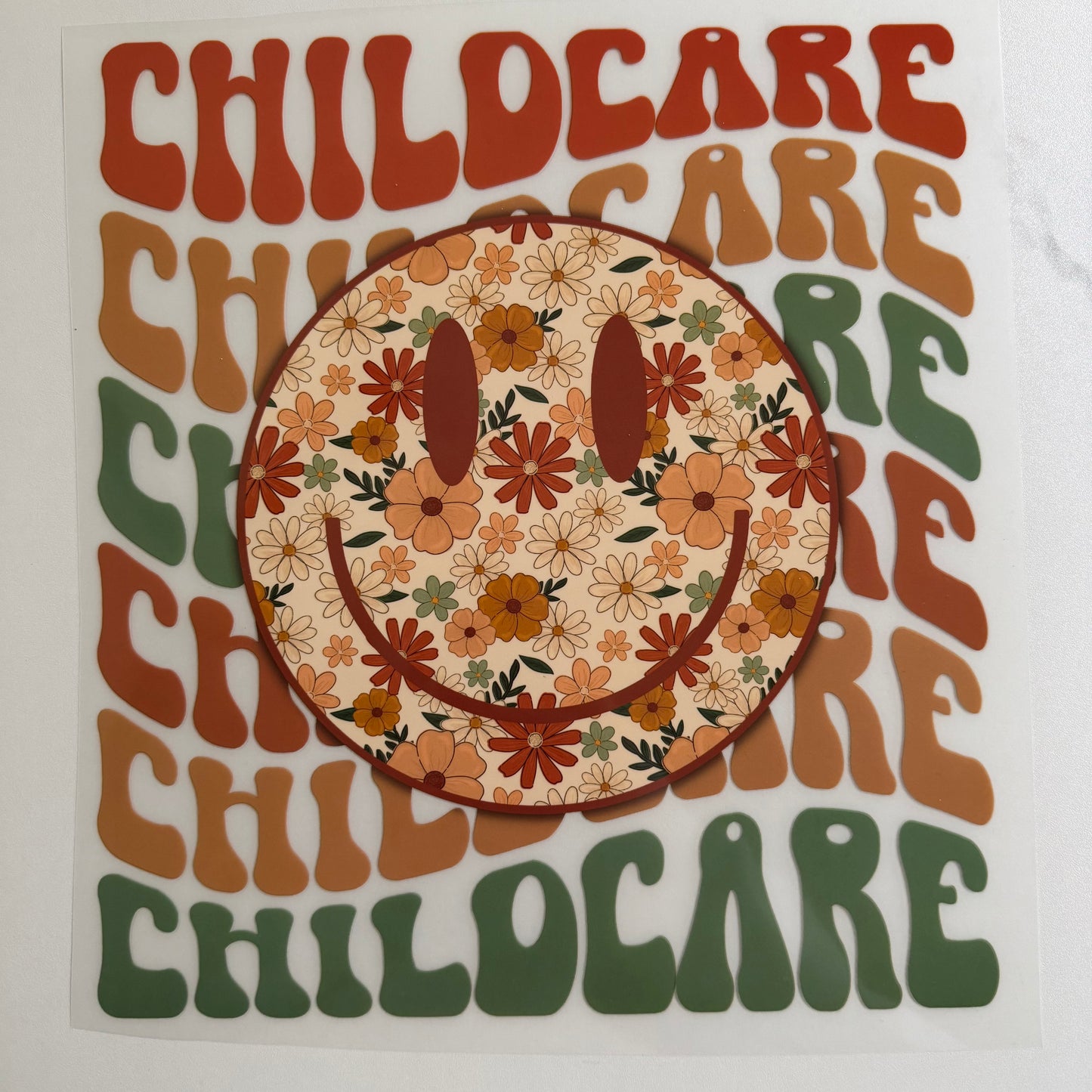 Childcare Floral Smiley