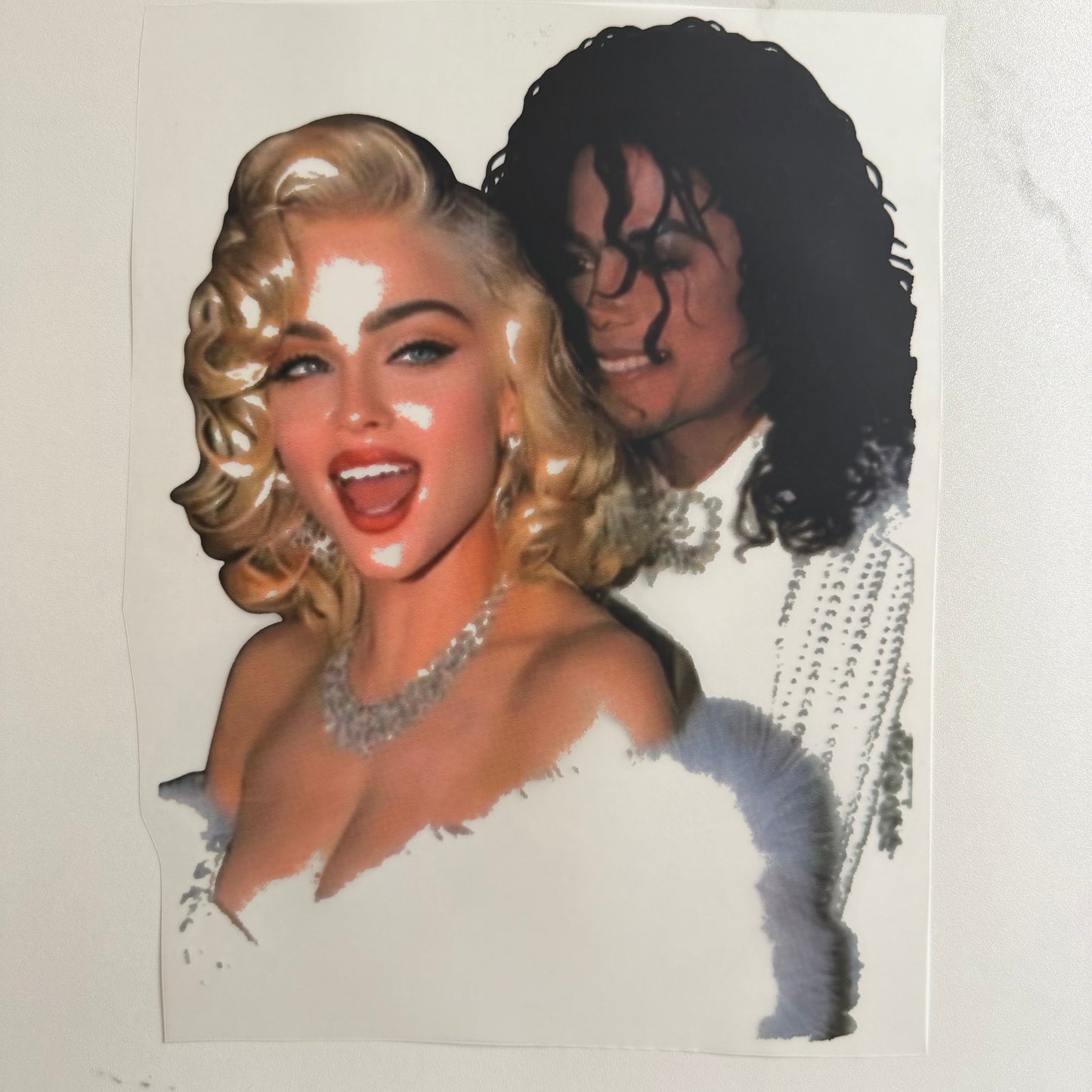 Michael Jackson & Madonna Half Tone