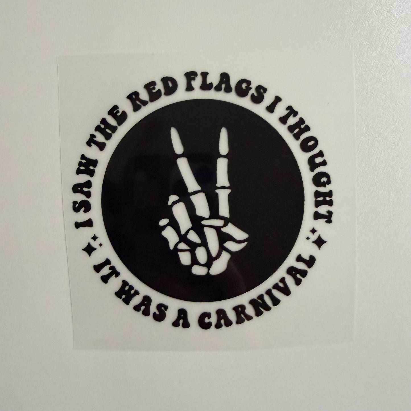 I Saw The Red Flags *Bundle Print*