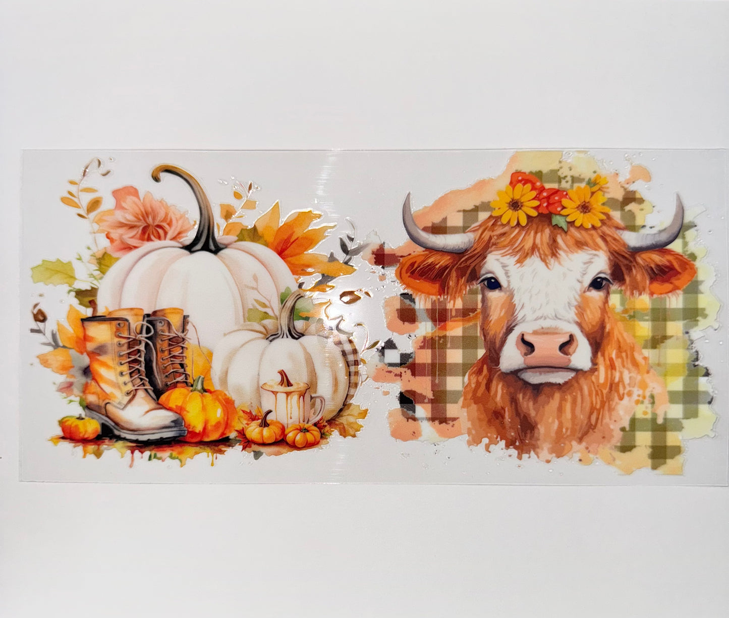 #141 - Fall Cow & Pumpkins
