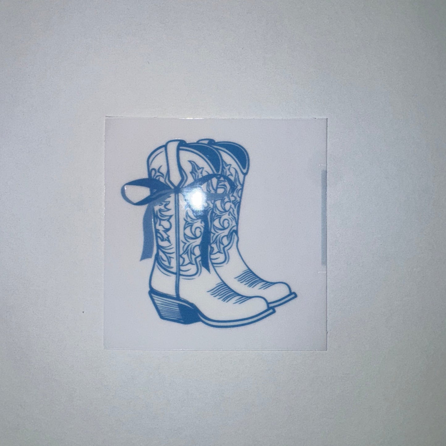#54 - Blue Cowgirl Boots