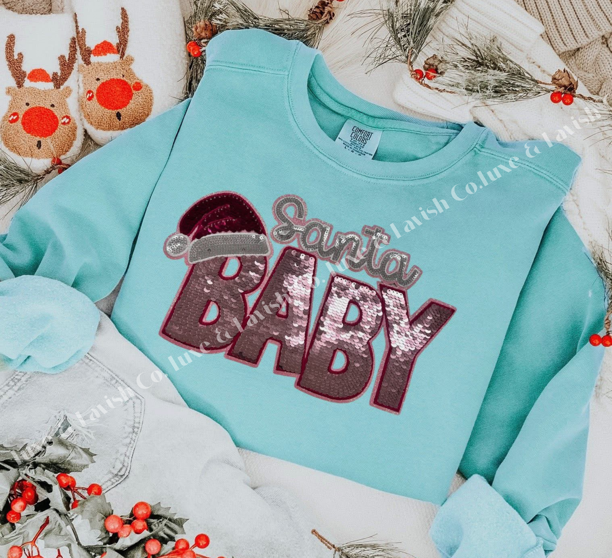 Santa Baby *Sequin Patch*