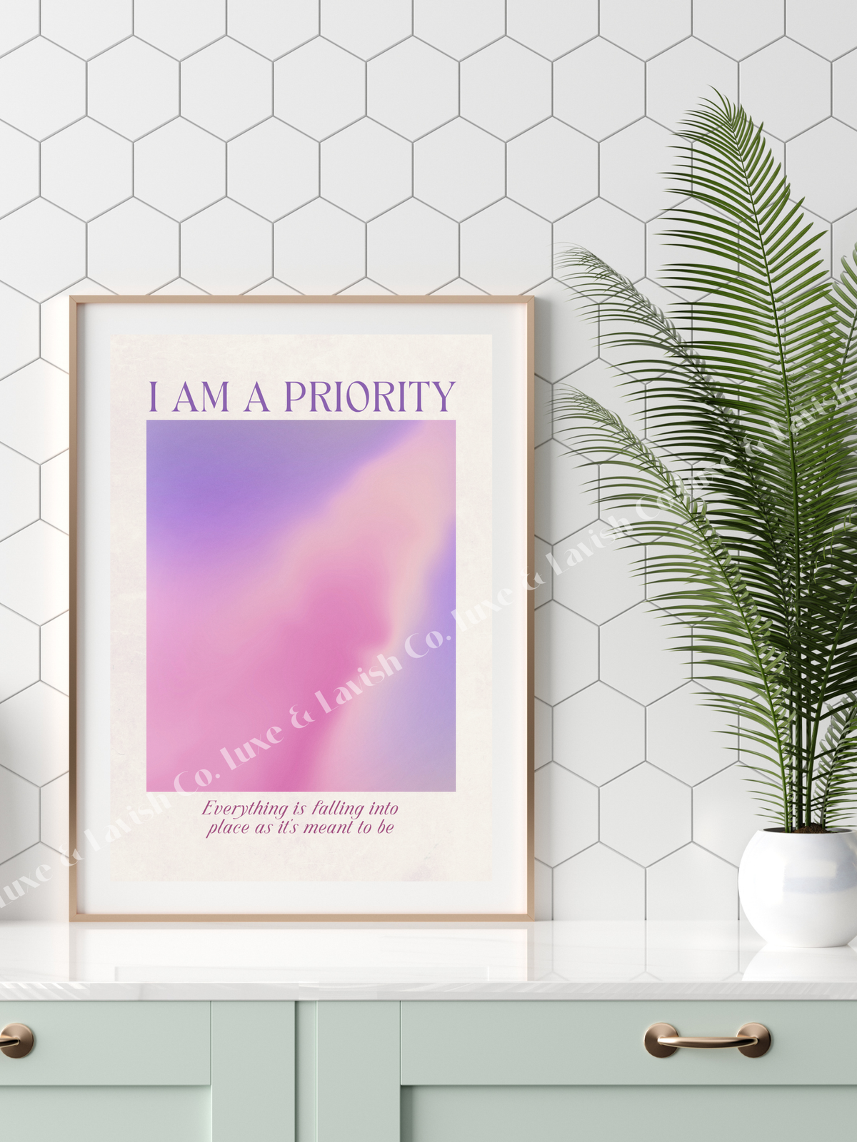 I Am A Priority Digital Print