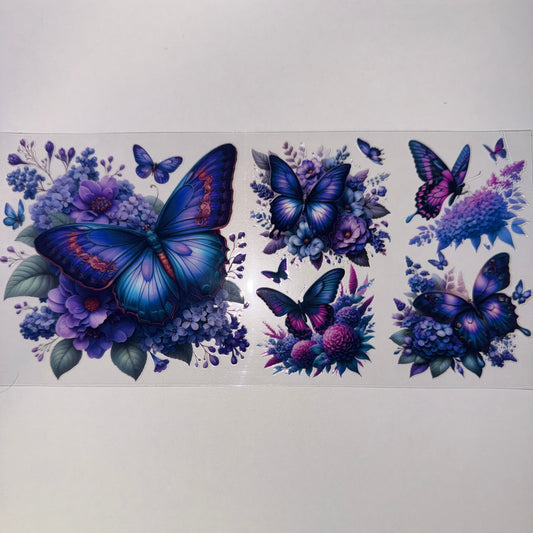 #73 - Blue Butterflies