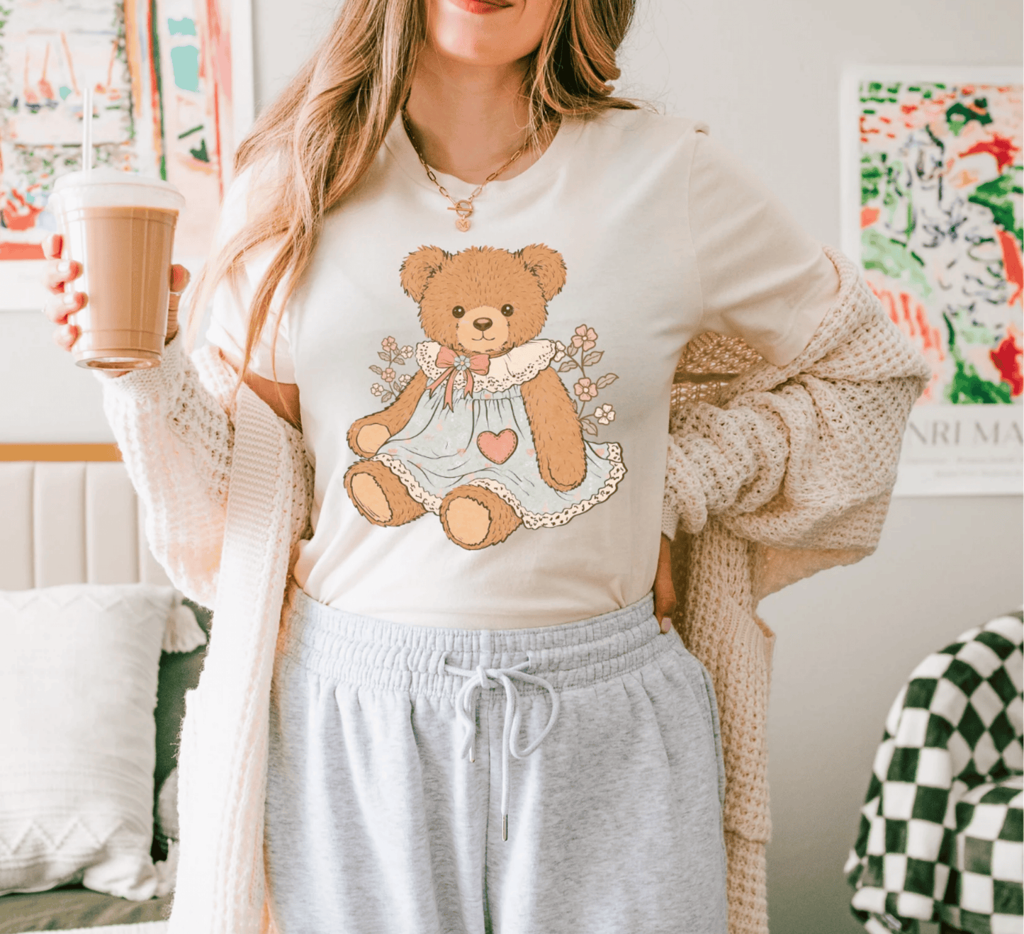 Vintage Dress Bear