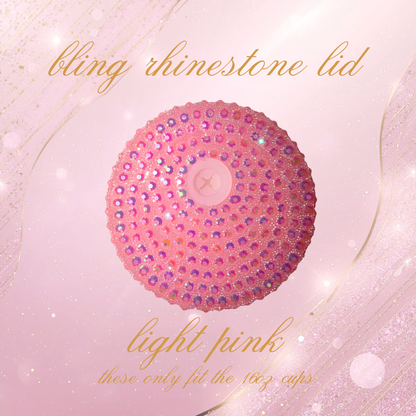Bling Rhinestone Lids