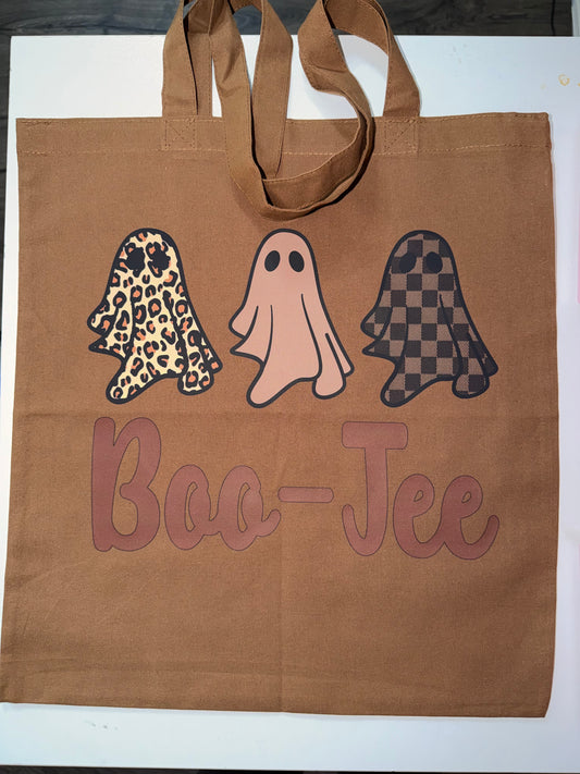 Boo-Jee Mocha Tote Bag