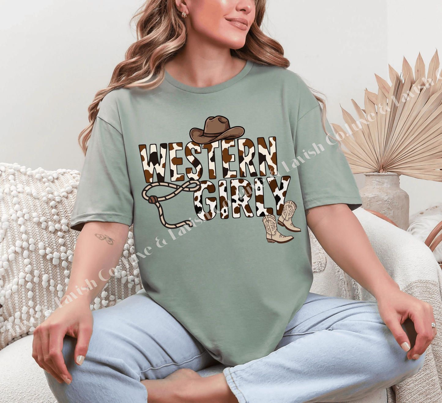 Western Girly Cow Print