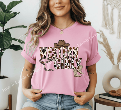 Western Girly Cow Print