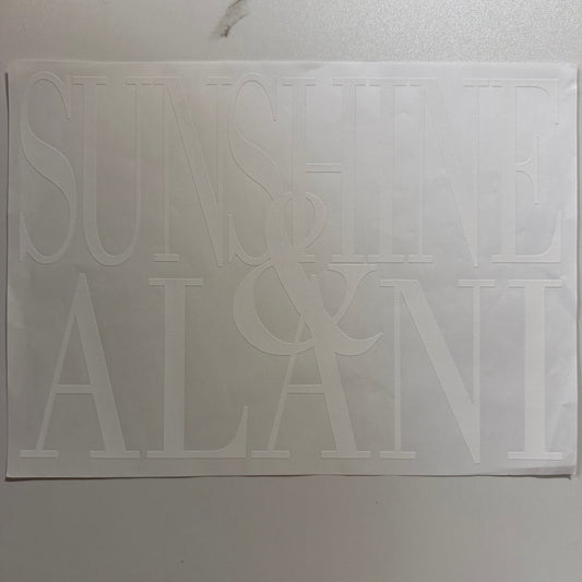 Sunshine & Alani