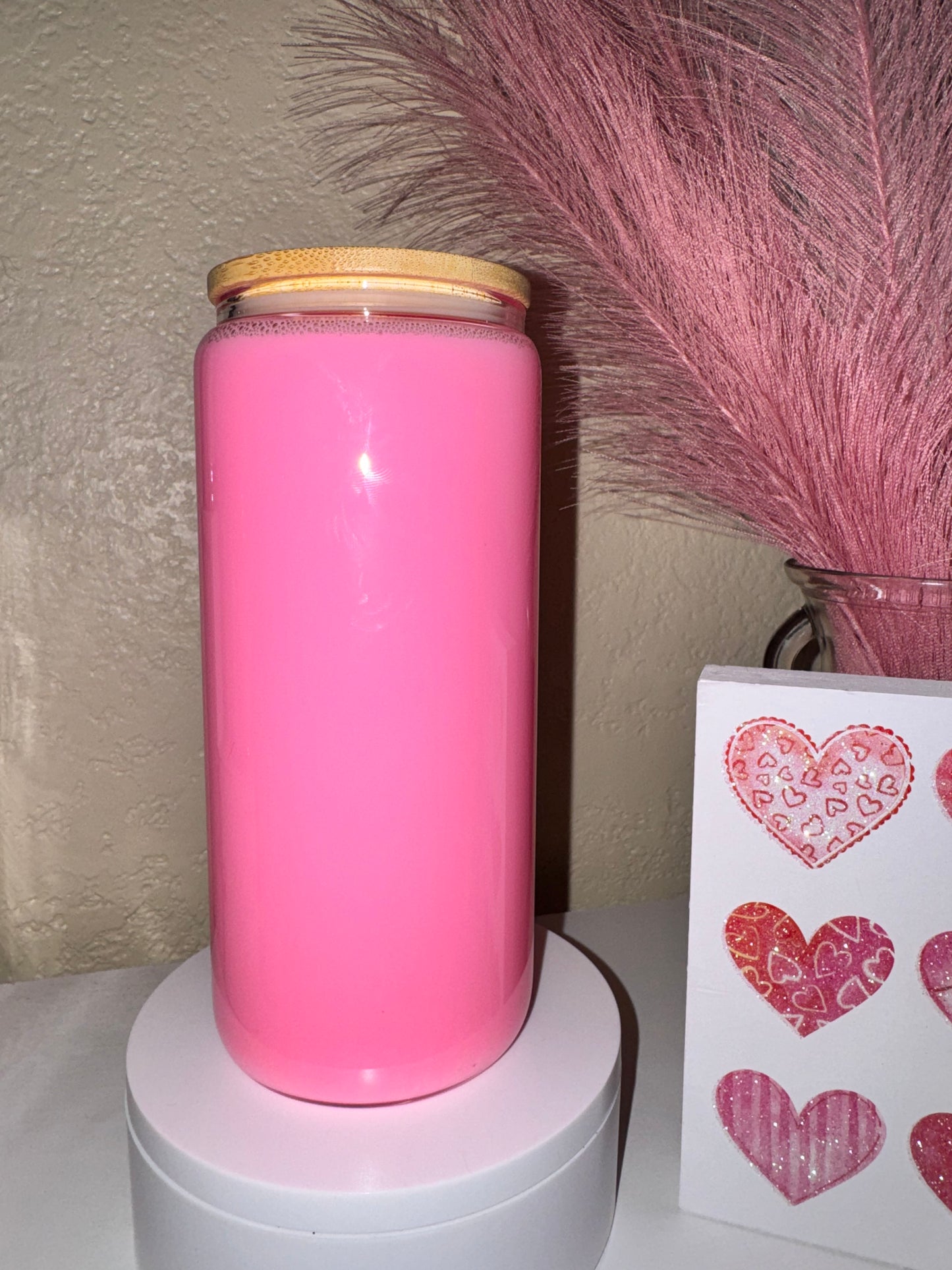 Strawberry Milk 20oz Glass