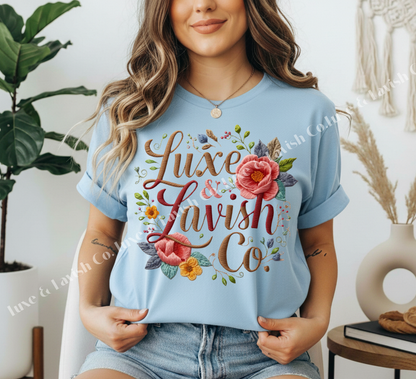 Floral Embroidered Luxe