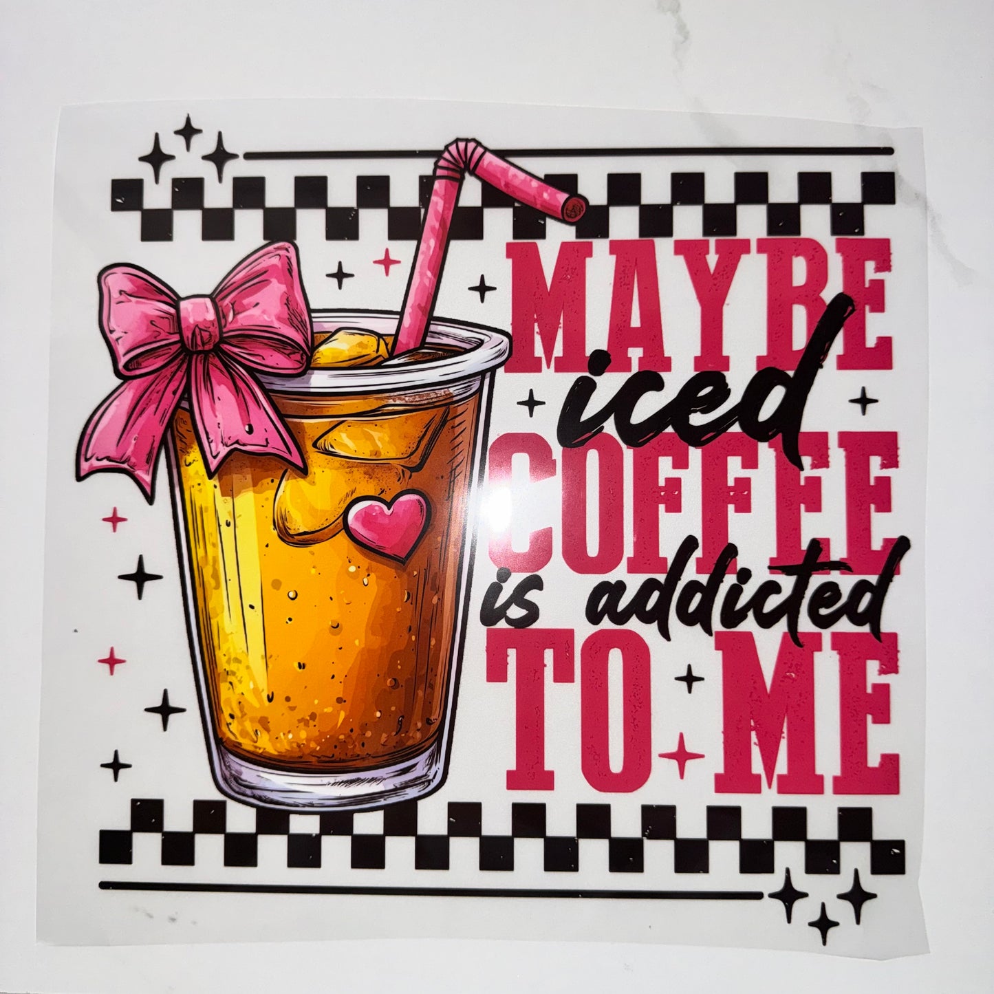 Maybe Iced Coffee Is Addicted To Me