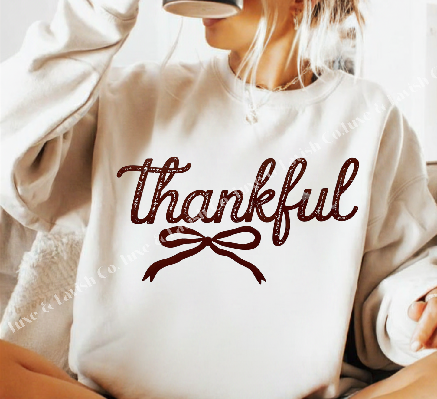Brown Ink Thankful