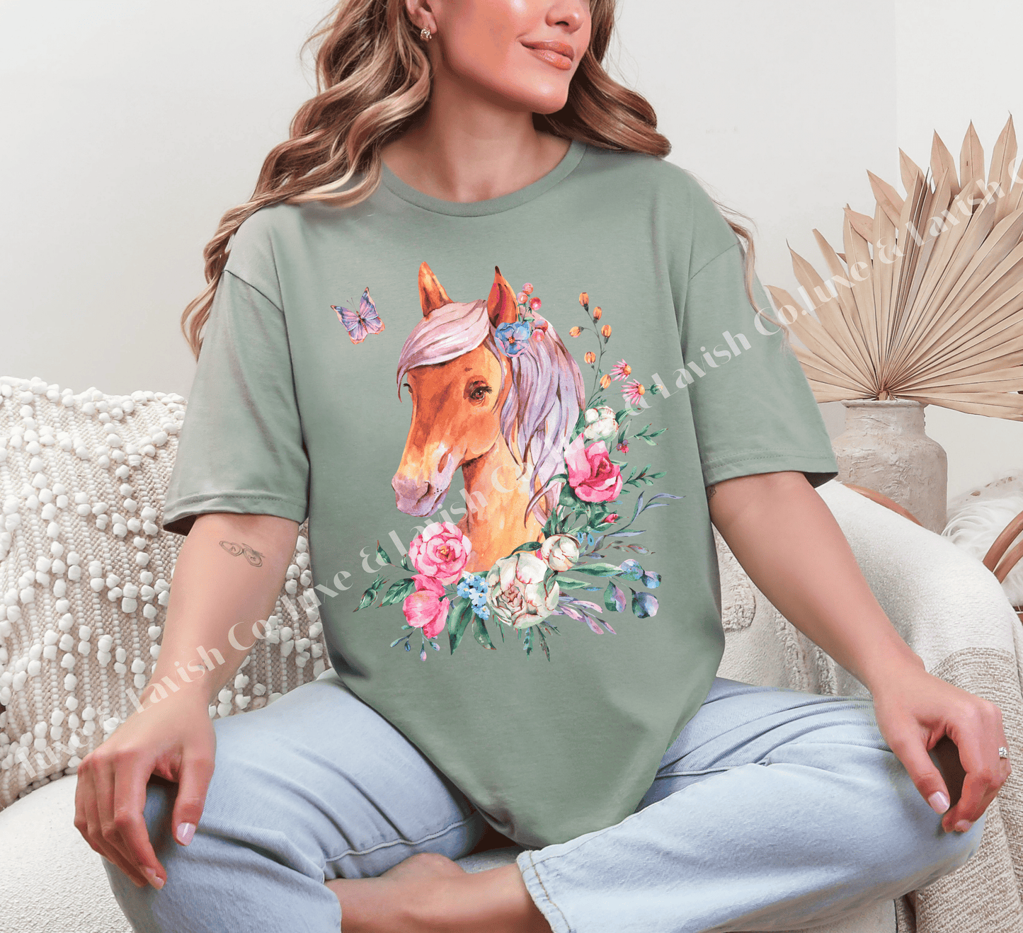 Floral Horse