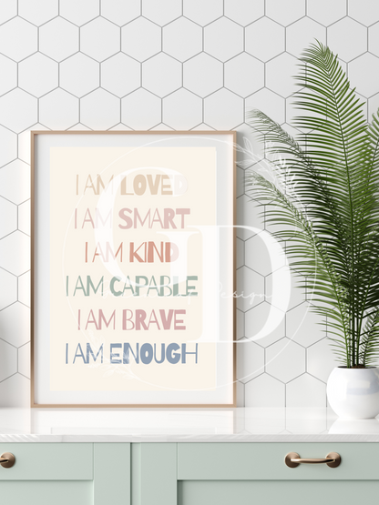Affirmations Digital Print