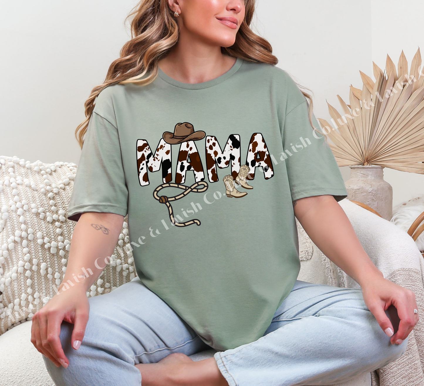 Mama Cow Print