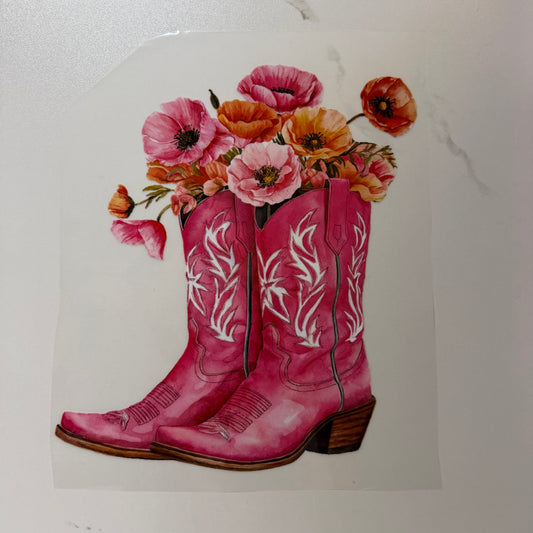 Floral Boots