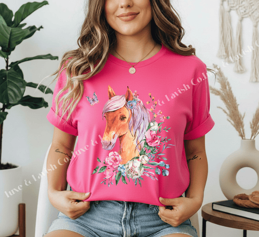 Floral Horse