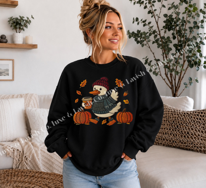 Faux Yarn Fall Goose