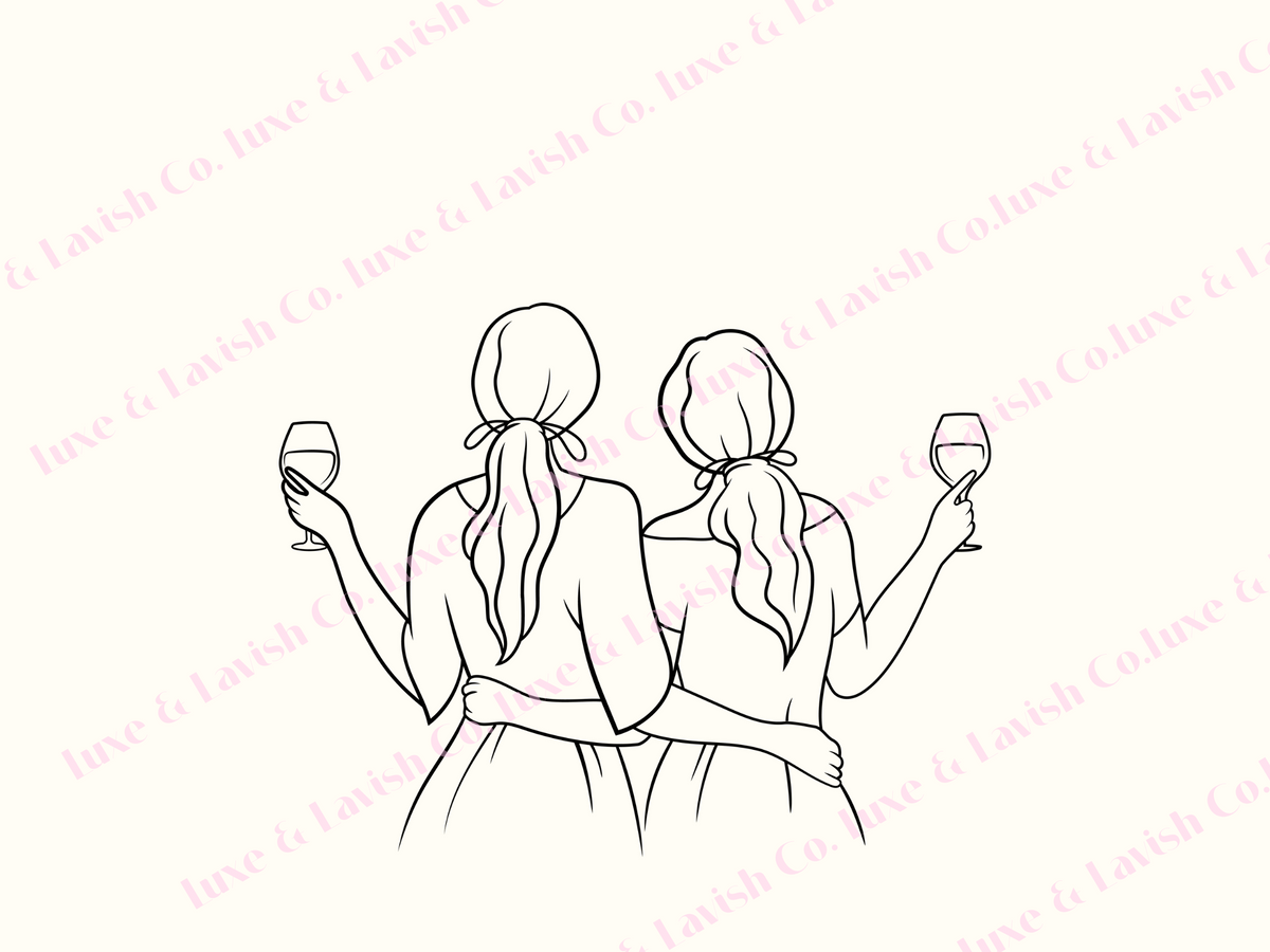 Wine Besties Digital Print