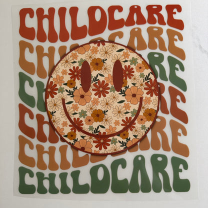 Childcare Floral Smiley