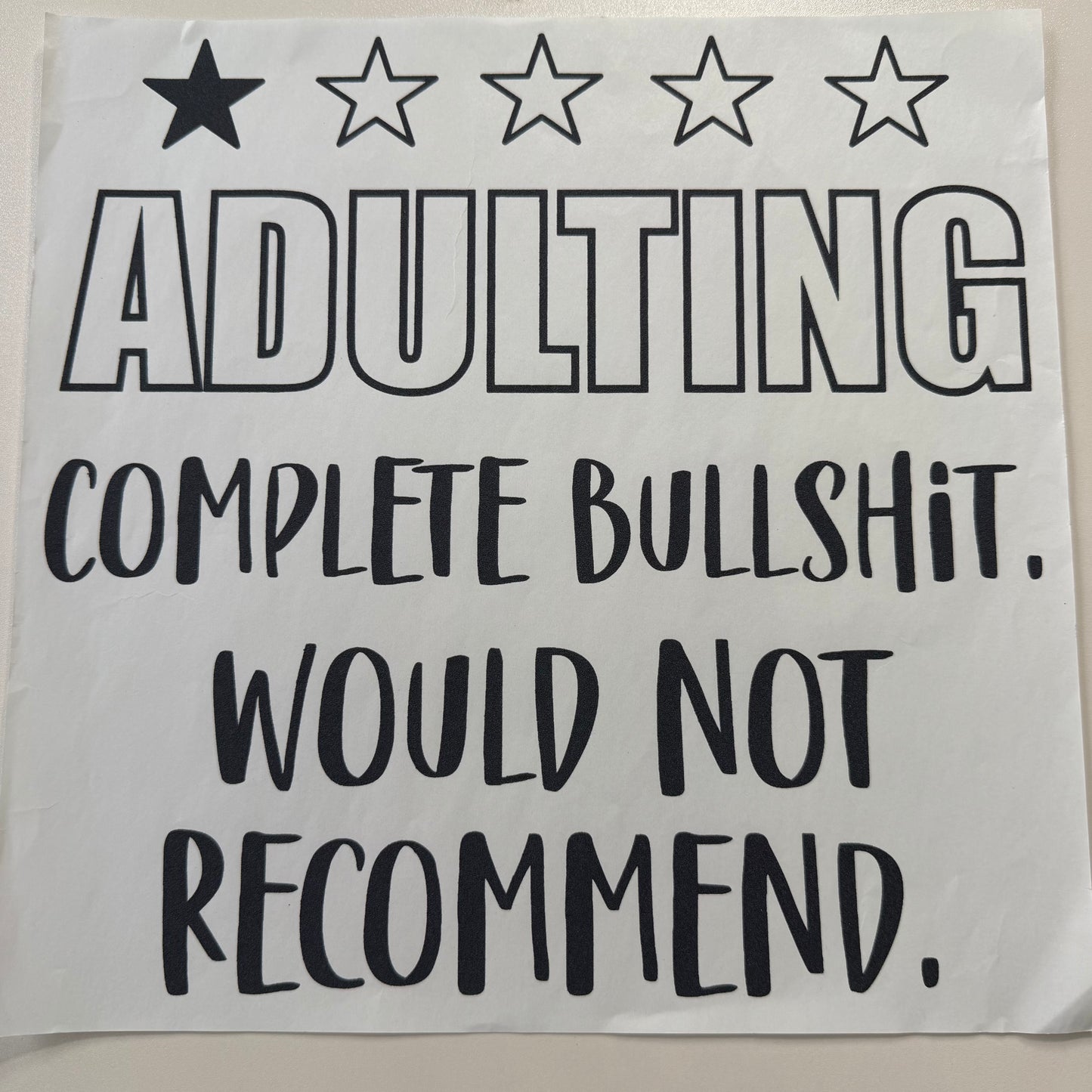 Adulting Review