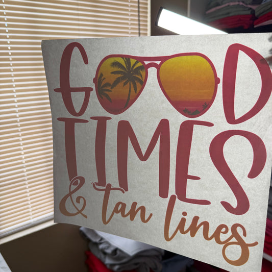 Good Times & Tan Lines (Color)