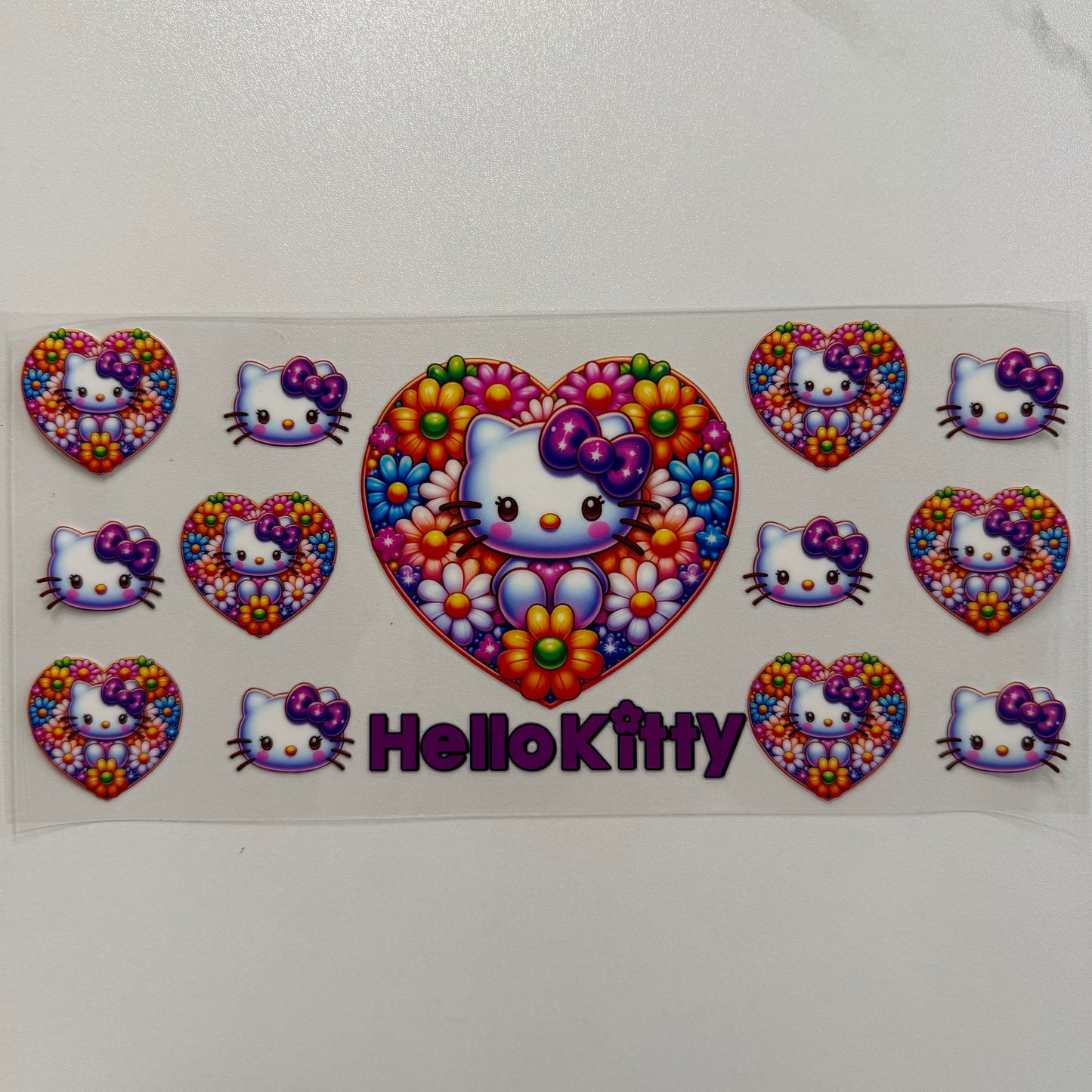 #969 - Purple Floral Hello Kitty