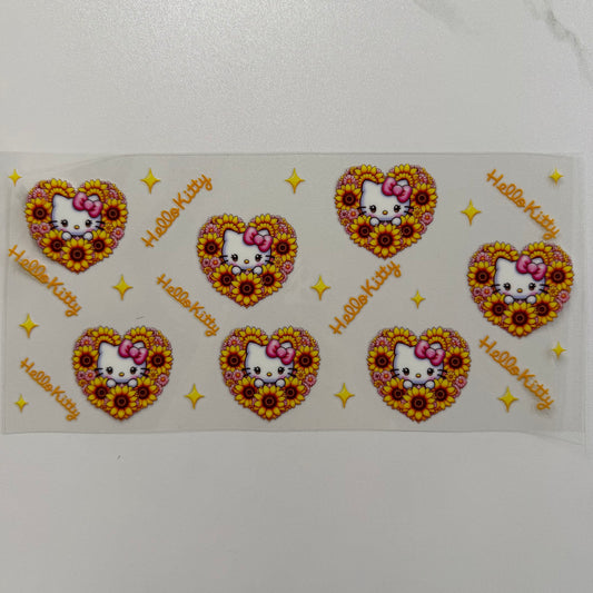 #970 - Yellow Hello Kitty Floral
