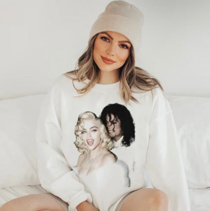 Michael Jackson & Madonna Half Tone