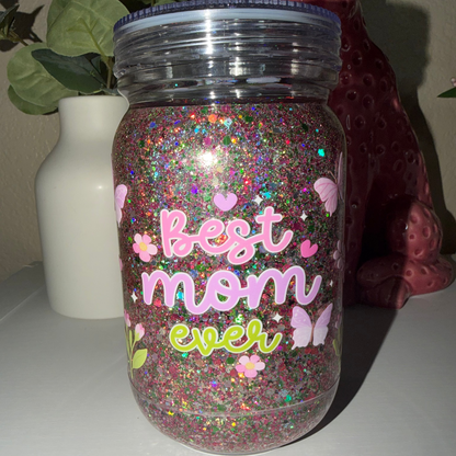 20oz Acrylic Mason Jar Best Mom