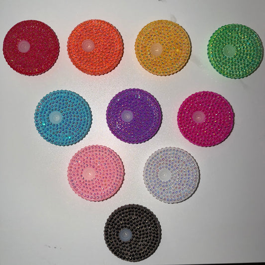 Bling Rhinestone Lids