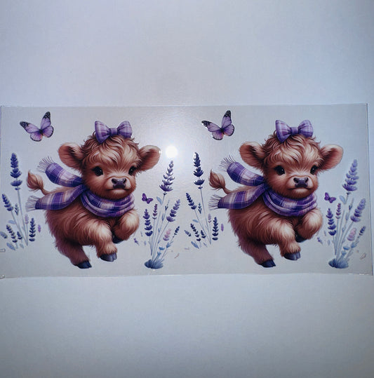 #346 - Purple Highland Cows