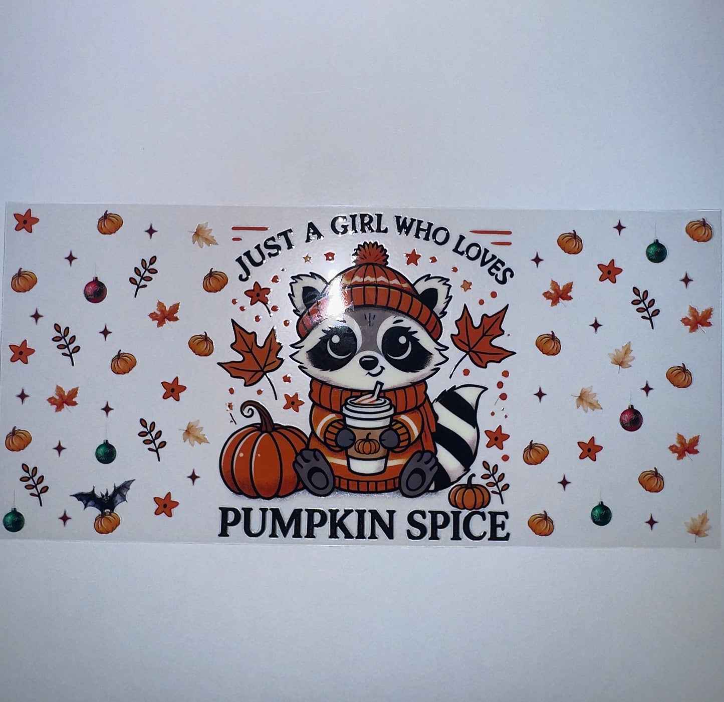 #387 - Pumpkin Spice Raccoon