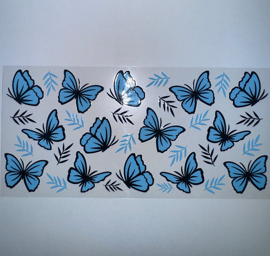#417 - Blue Butterflies