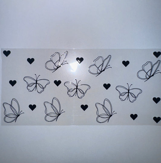 #467 - Butterfly Outline