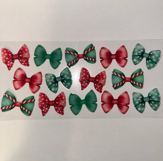 #608 - Red & Green Bows