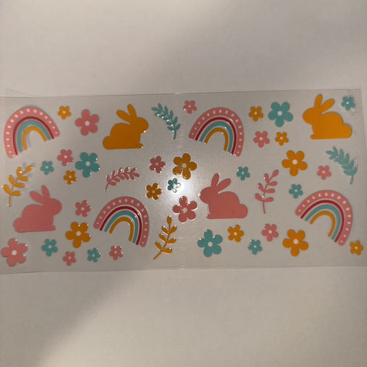 #19 - Bunnies, Rainbows & Flowers