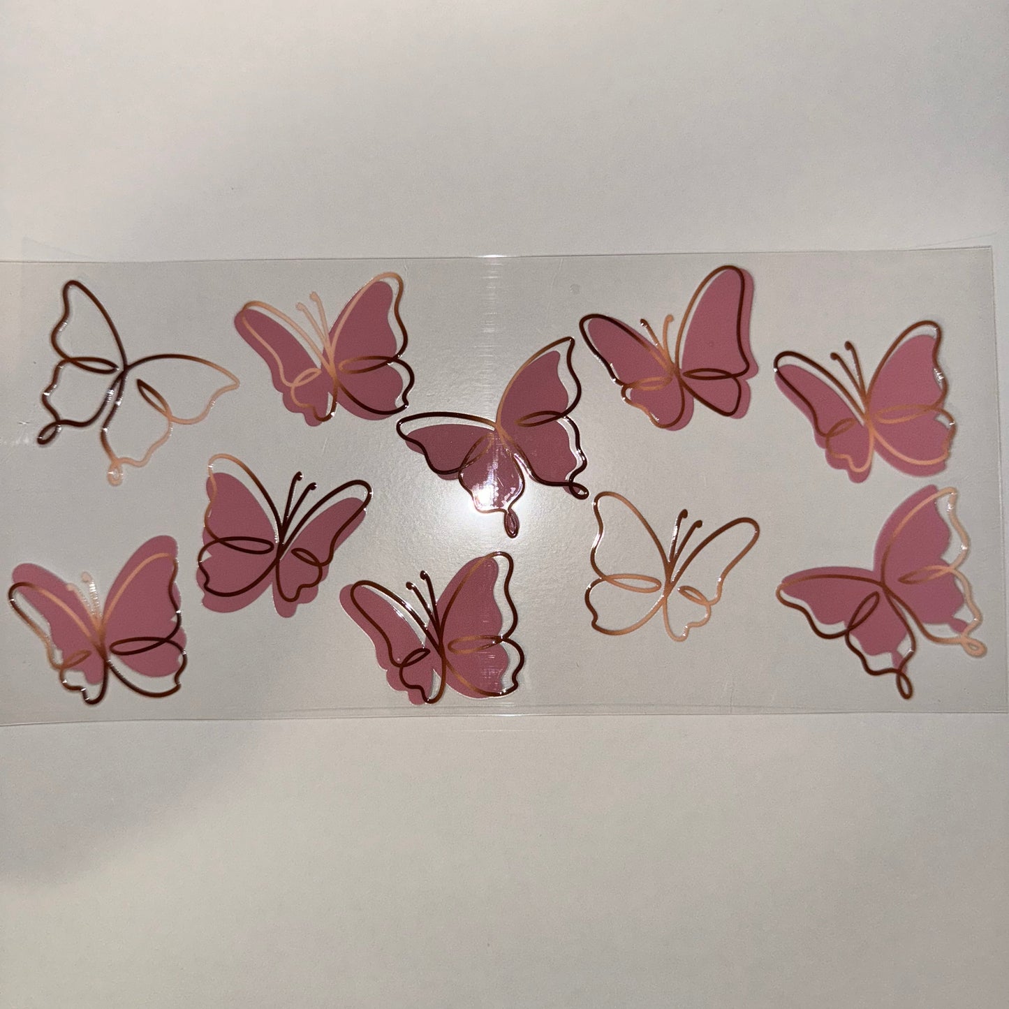 #13 - Rose Gold Butterflies