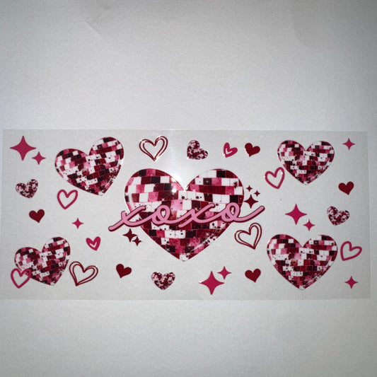 #725 - Disco Hearts XOXO
