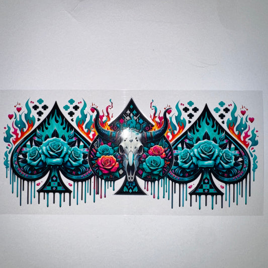 #657 - Aces & Bull Skull