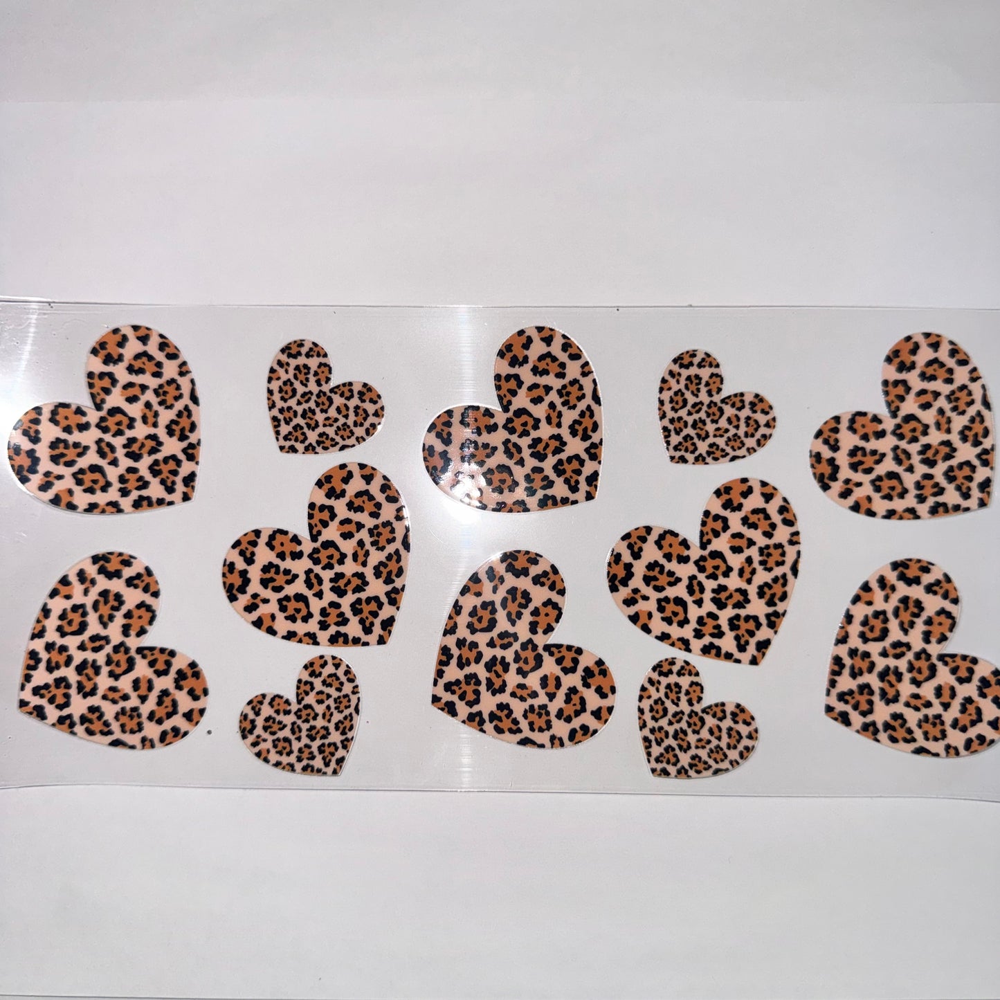 #789 - Leopard Print Hearts