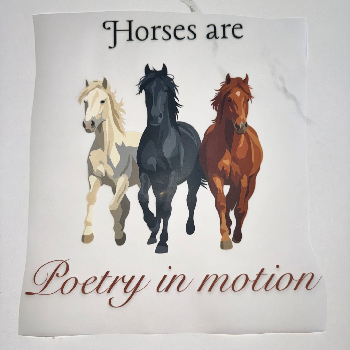 Horses Are Poetry In Motion