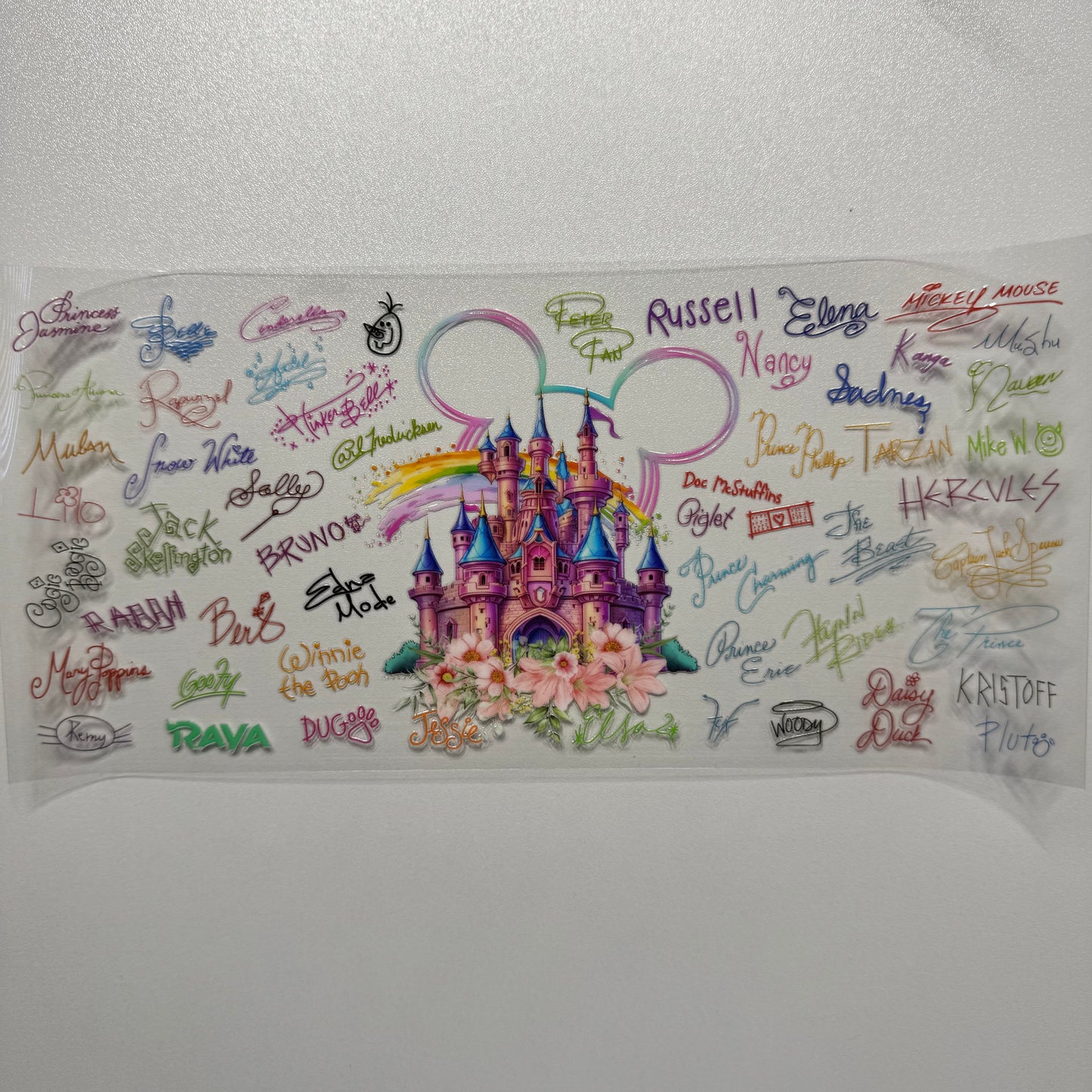#833 - Disney Castle Autographs