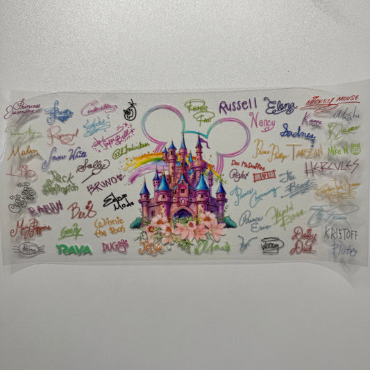 #833 - Disney Castle Autographs