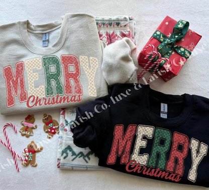 Checkered Merry Christmas