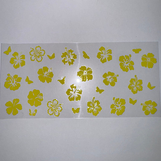 #82 - Yellow Hibiscus Flowers